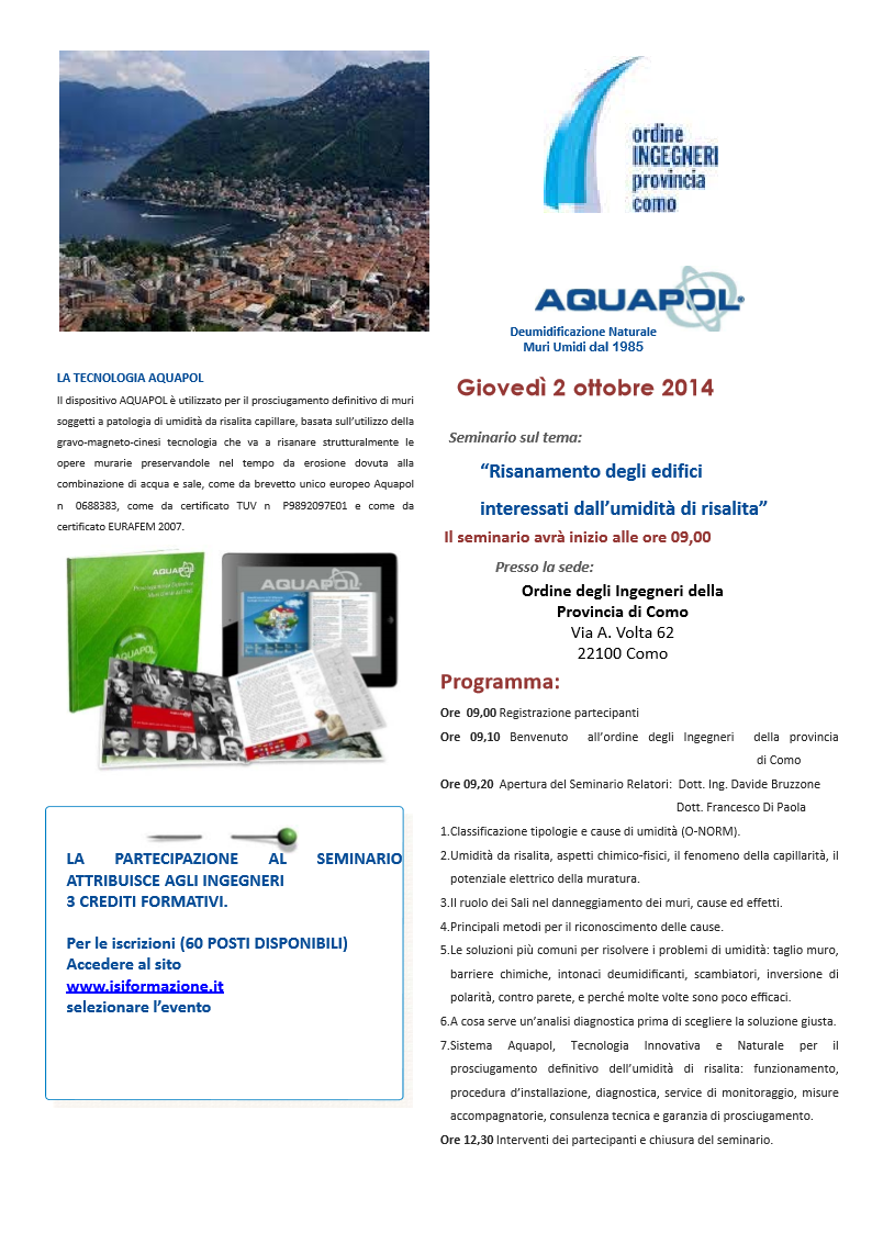 umidità di risalita COMO_2 OTT 2014