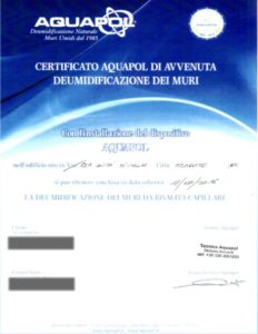 certificazione aquapol