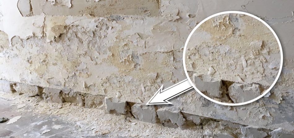 peggioranemtno ad umidità di risalita